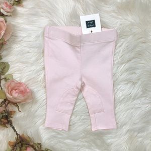NWT Janie and Jack 0-3 months pink riding pants